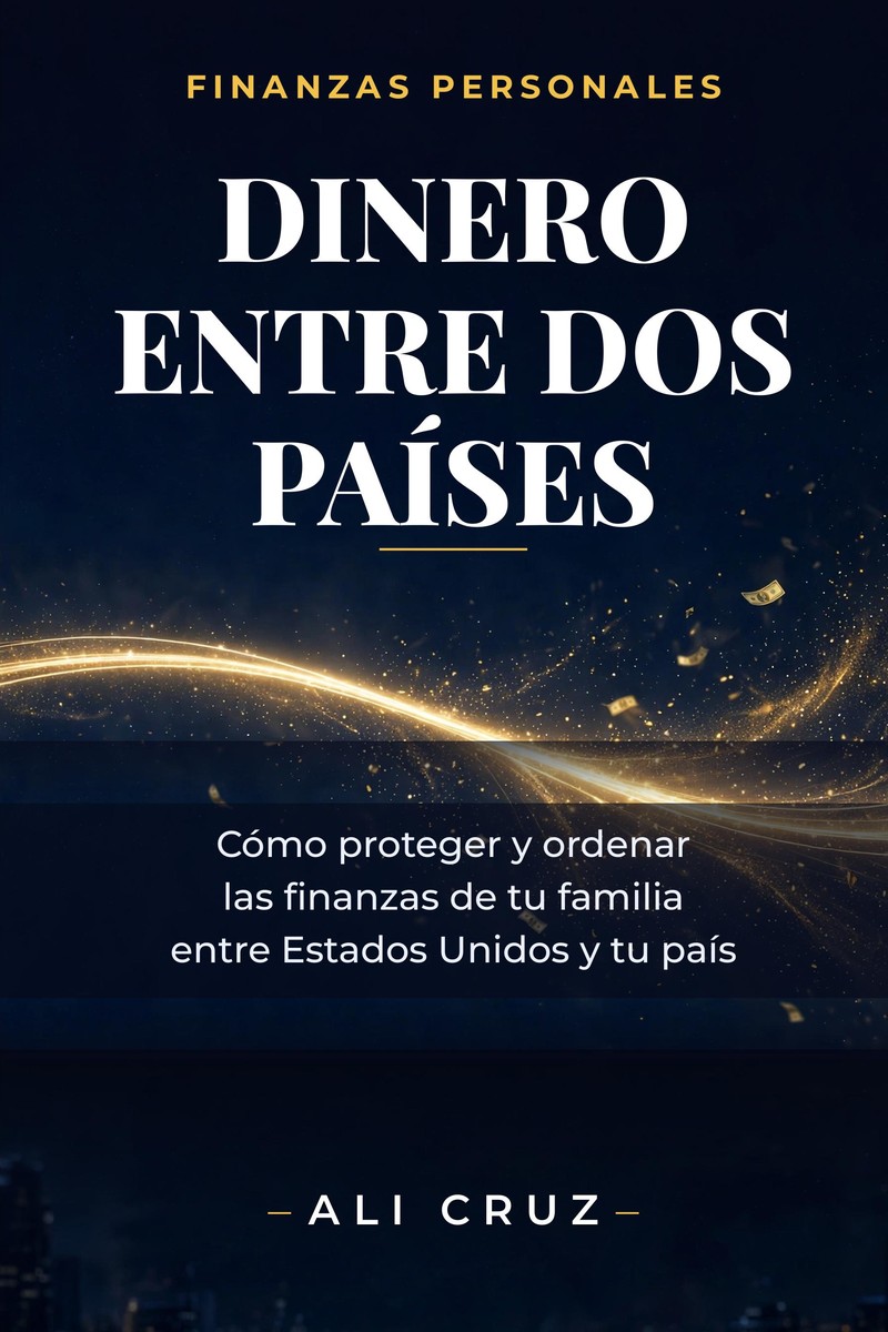 Portada del libro Dinero entre dos países, de Ali Cruz